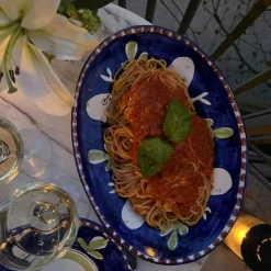 Amalfi Serveringsfat 37 cm, Blå