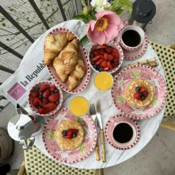 Piccola Home Serveringsskålar-Amalfi Skål 13 cm, Rosa