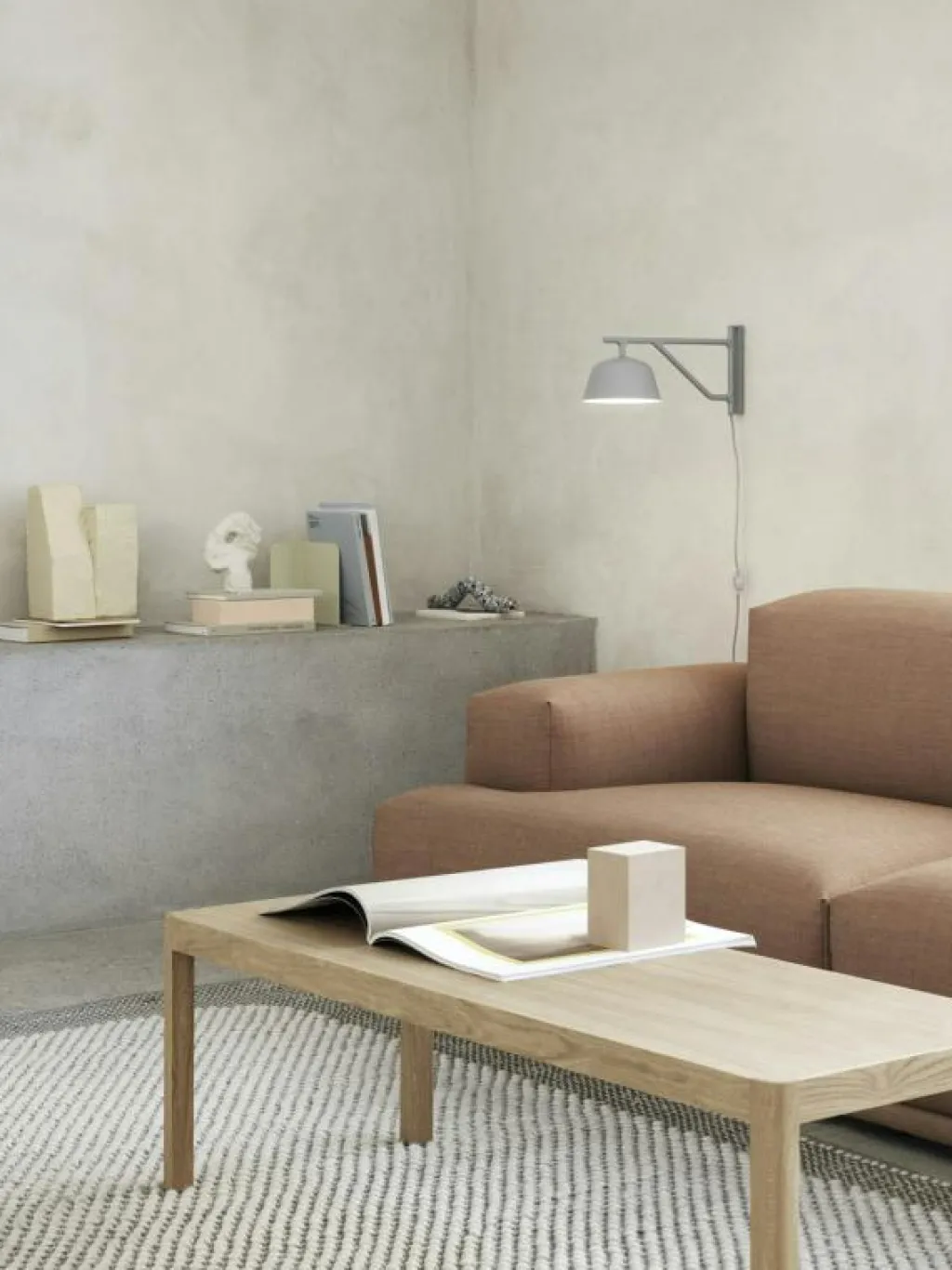 Muuto Vägglampor-Ambit Vägglampa, Grå