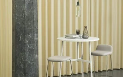 Normann Copenhagen Fönsterlampor|Pendellampor-Amp Pendel Stor, Smoke/Svart Marmor