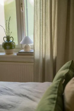 Amy Bouclé Gardin Sand, 140x300 cm