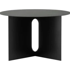 Androgyne Sidobord Ø40 cm, Svart