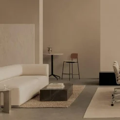 Androgyne Sidobord Ø40 cm, Svart