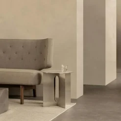 Androgyne Sidobord Ø40 cm, Svart