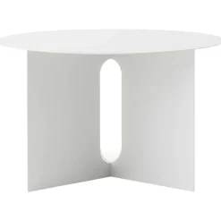 Androgyne Sidobord Ø40 cm, Svart