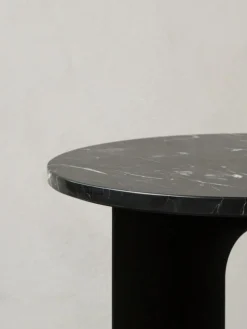 Audo Copenhagen Sidobord & Avlastningsbord-Androgyne Sidobord, Svart / Viola Marmor