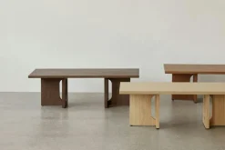 Audo Copenhagen Soffbord-Androgyne Soffbord, Ek / Calacatta Viola