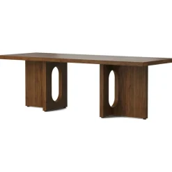 Audo Copenhagen Soffbord-Androgyne Soffbord, Valnöt / Calacatta Viola