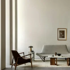 Audo Copenhagen Soffbord-Androgyne Soffbord, Valnöt / Calacatta Viola