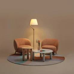 Angelo Stone Golvlampa, Champagne