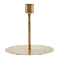 Anit Ljusstake 20 cm, Antik Mässing