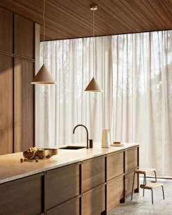 Annular Pendel Ø32 cm, Beige