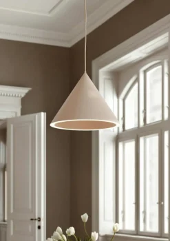 Annular Pendel Ø32 cm, Beige