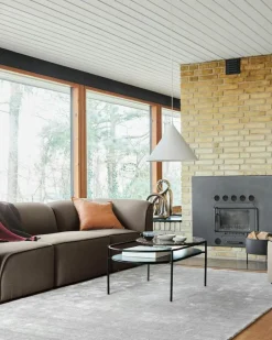 Annular Pendel Ø32 cm, Beige