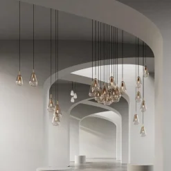 Nuura Ljuskronor & Takkronor-Anoli 3 Ljuskrona, Nordic Gold / Guld