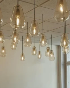 Nuura Fönsterlampor|Pendellampor-Anoli 1 Pendel 190 mm, Nordic Gold /