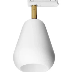 Nuura Spotlights-Anoli Spot Track Spotlight, Vit / Nordic Gold