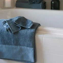 Juniper Handdukar & Badlakan-Ansiktshandduk 30x30 cm 4-pack, North Sea Blue