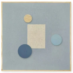 Barn Nofred Barnrumsdekoration-Anslagstavla Magnetisk 51,2x51,2 cm, Blå