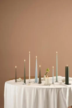 ester & erik Ljus-Antikljus Matt 32 cm 4-pack, Green Soil