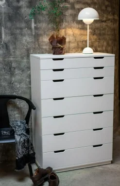 Aoko Byrå Med 6 Lådor, Beige