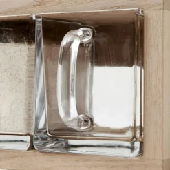 A-Organizer Hylla Med 10 Glasbehållare, Ek