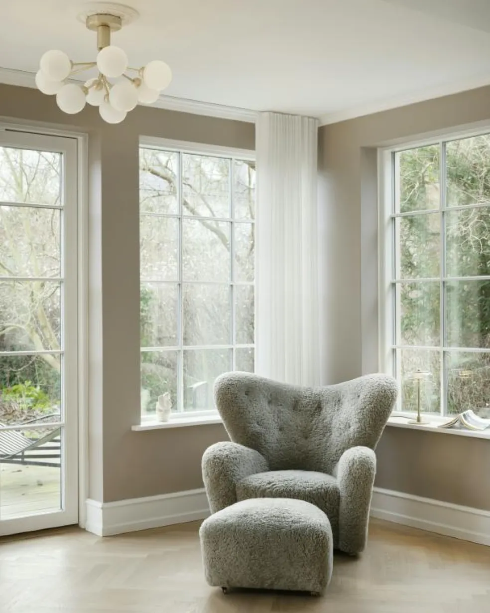 Apiales 9 Ljuskrona, Mässing / Opal