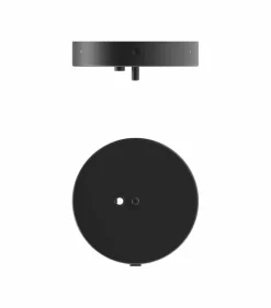 Apiales 18 Ljuskrona, Satin Black / Rökt