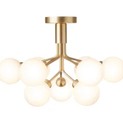 Apiales 9 Plafond, Mässing / Opal