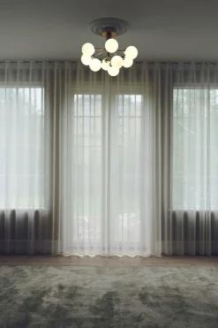 Apiales 9 Plafond, Mässing / Opal