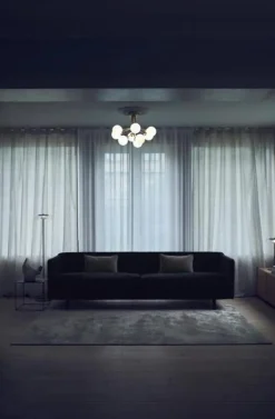 Apiales 9 Plafond, Mässing / Opal