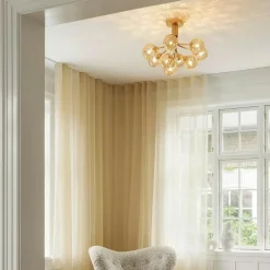 Apiales 9 Plafond, Mässing / Opal