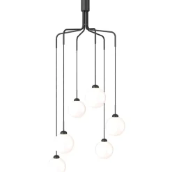 Nuura Ljuskronor & Takkronor-Apiales Cluster 6 Ljuskrona, Mässing / Opal