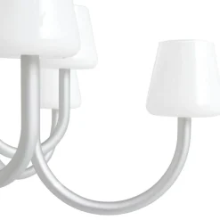 Apollo 1065 Ljuskrona 12 Armar, Vit