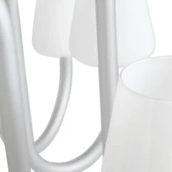 Apollo 1065 Ljuskrona 12 Armar, Vit