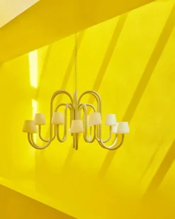 Apollo 1065 Ljuskrona 12 Armar, Vit