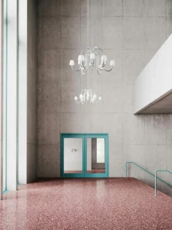 Apollo 1065 Ljuskrona 12 Armar, Vit