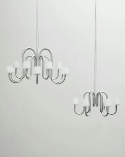 Apollo 1065 Ljuskrona 12 Armar, Vit