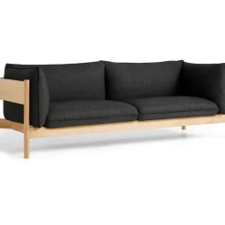 HAY 3-Sitssoffor-Arbour 3-Sitssoffa, Hårdvaxoljad Ek / Re-Wool 198