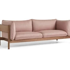 HAY 3-Sitssoffor-Arbour 3-Sitssoffa, Hårdvaxoljad Ek / Re-Wool 198