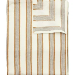 Boel&Jan Dukar & Löpare-Arco Duk 150x250 cm, Brun / Vit / Rust Red