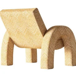 Dusty Deco Fåtöljer-Arco Loungefåtölj, Bouclé Vit