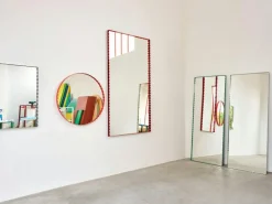 HAY Väggspeglar-Arcs Spegel L 72x133 cm, Vinröd