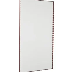 HAY Väggspeglar-Arcs Spegel L 72x133 cm, Vinröd