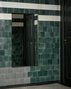 HAY Väggspeglar-Arcs Spegel L 72x133 cm, Vinröd