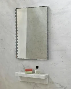 HAY Väggspeglar-Arcs Spegel L 72x133 cm, Vinröd