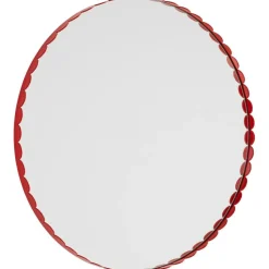 HAY Väggspeglar-Arcs Spegel L 72x133 cm, Vinröd