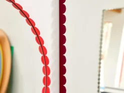 HAY Väggspeglar-Arcs Spegel L 72x133 cm, Vinröd