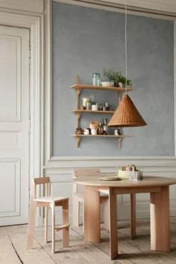 Ark Stol Lackerad Bok, Blå