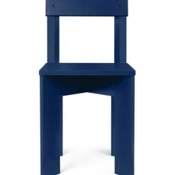 Ark Stol Lackerad Bok, Blå